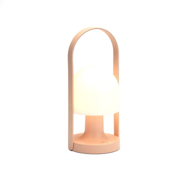 FollowMe Outdoor Akku LED Tischleuchte, H 28,8 cm von marset in pink