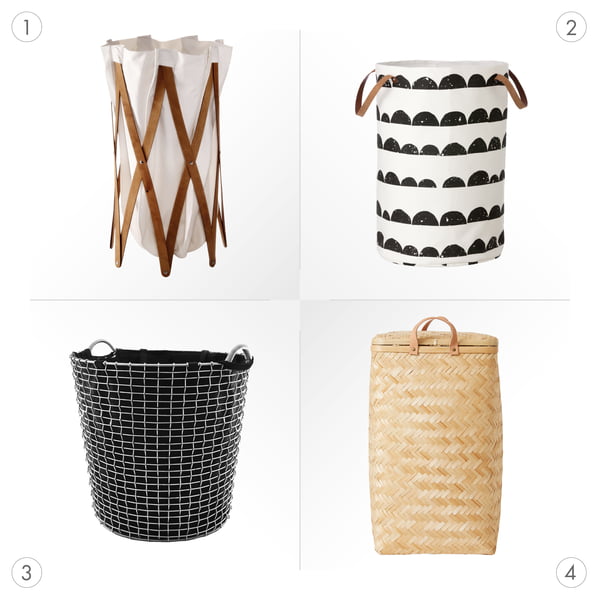 Wäschekörbe mit modernen Designs